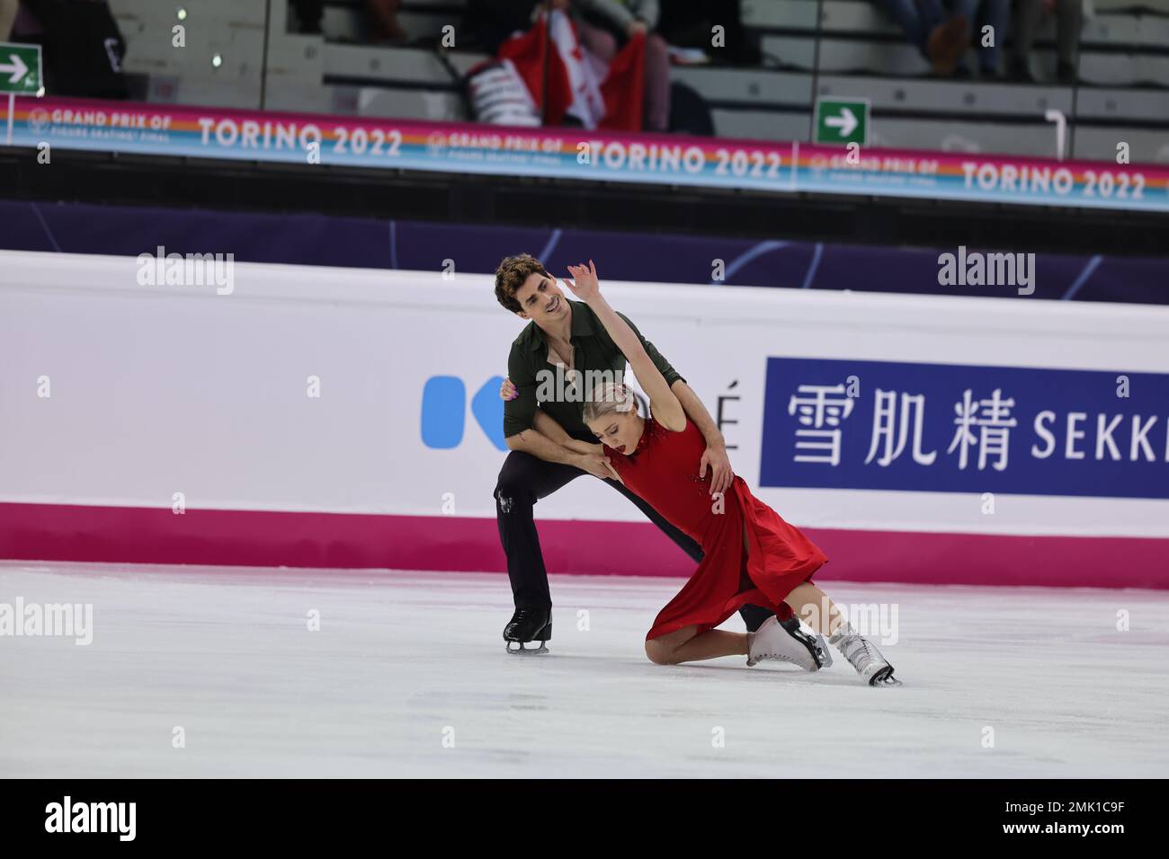 Piper Gilles and Paul Poirier of Canada compete during the ISU Grand