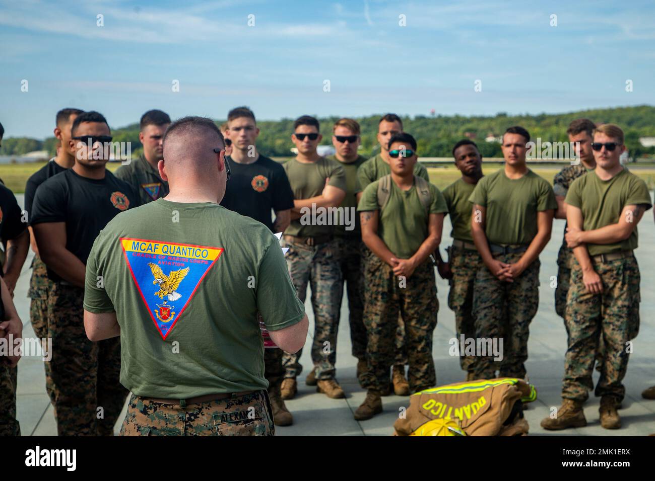 U.S. Marines with Marine Corps Air Facility Quantico and Chemical