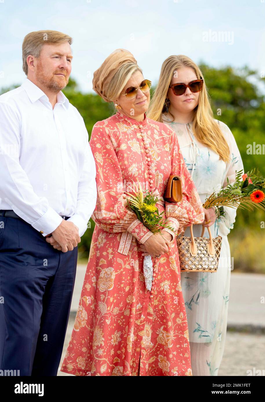 King Willem-Alexander, Queen Maxima and Princess Amalia of The ...