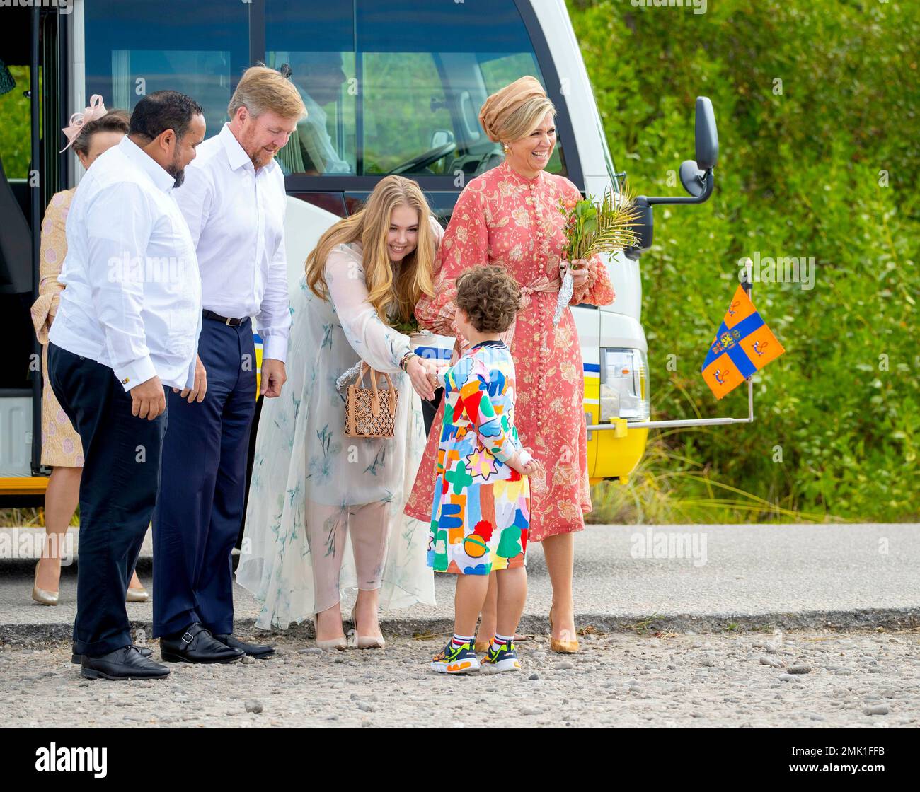 King Willem-Alexander, Queen Maxima and Princess Amalia of The ...