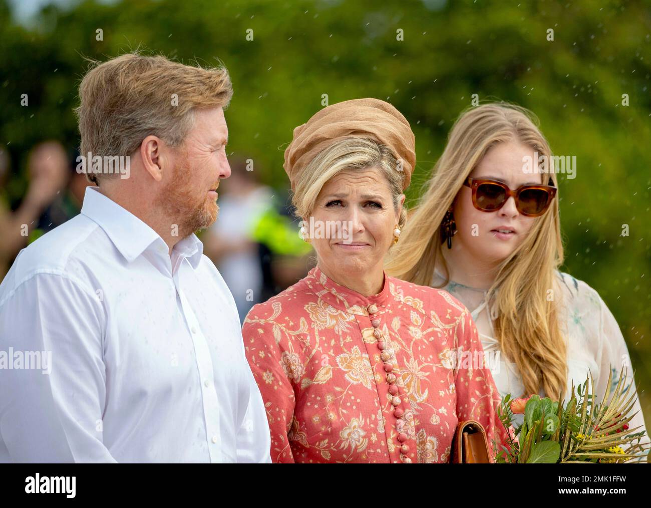 King Willem-Alexander, Queen Maxima and Princess Amalia of The ...