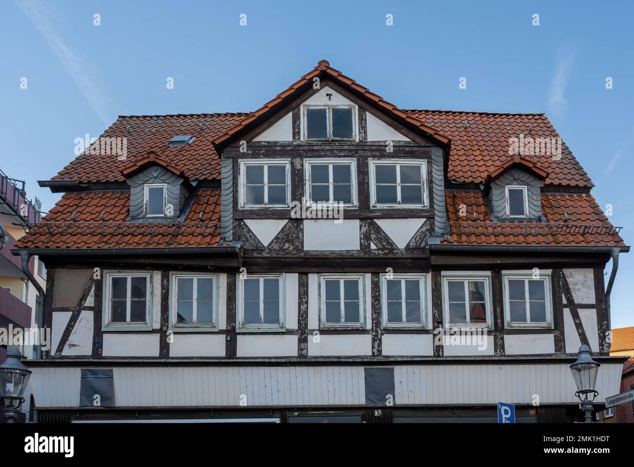 Oldest half-timbered house in Germany - Braunschweig, Lower Saxony, Germany Stock Photo