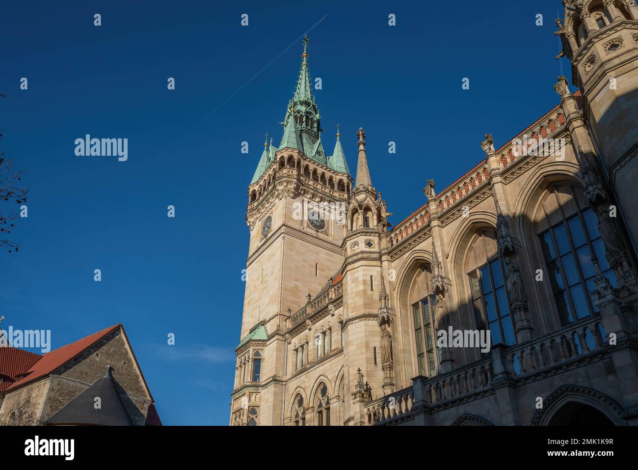 Town Hall (Rathaus) - Braunschweig, Lower Saxony, Germany Stock Photo