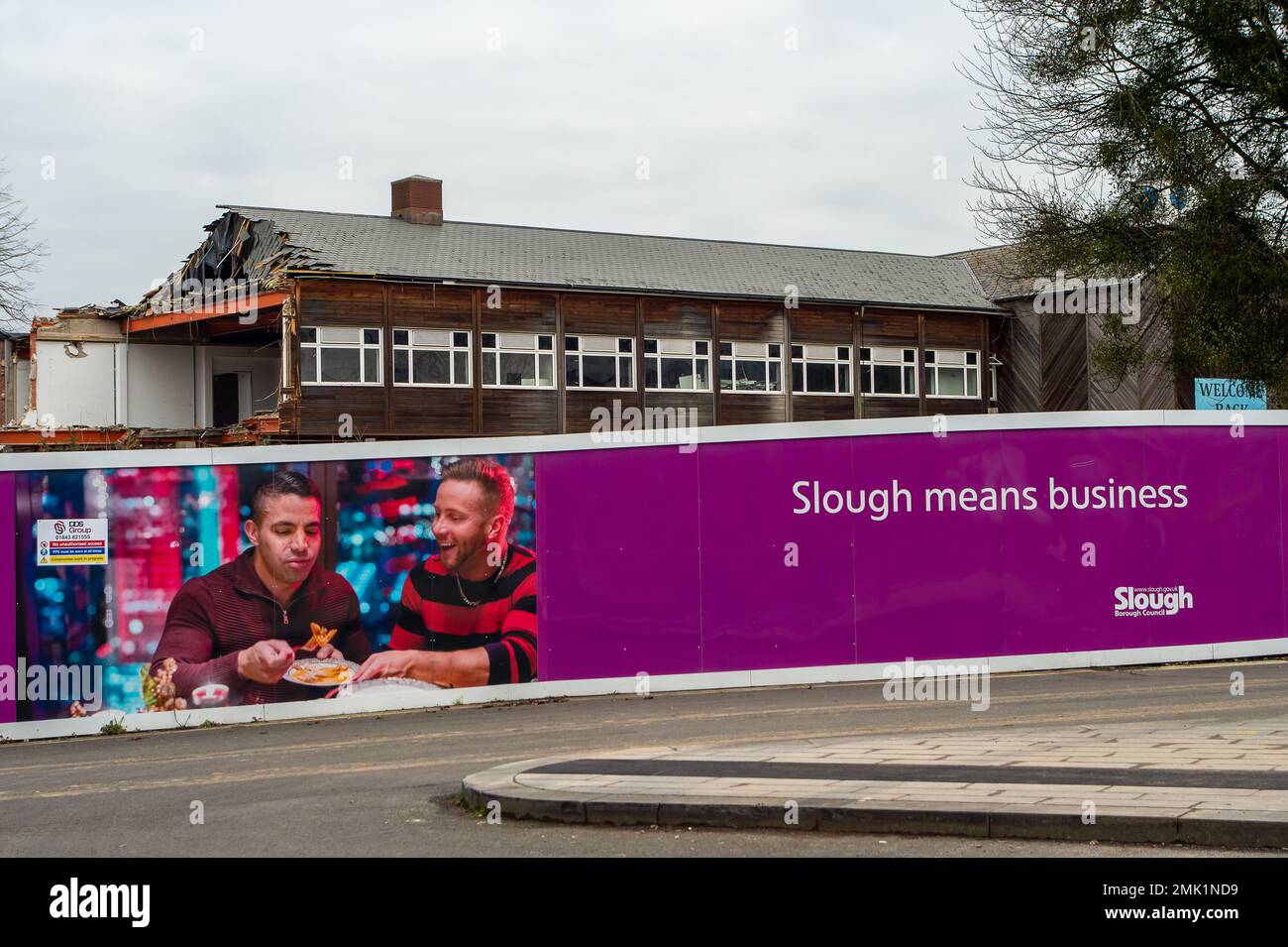 Slough, Berkshire, UK. 28th January, 2023. The former Slough Campus of