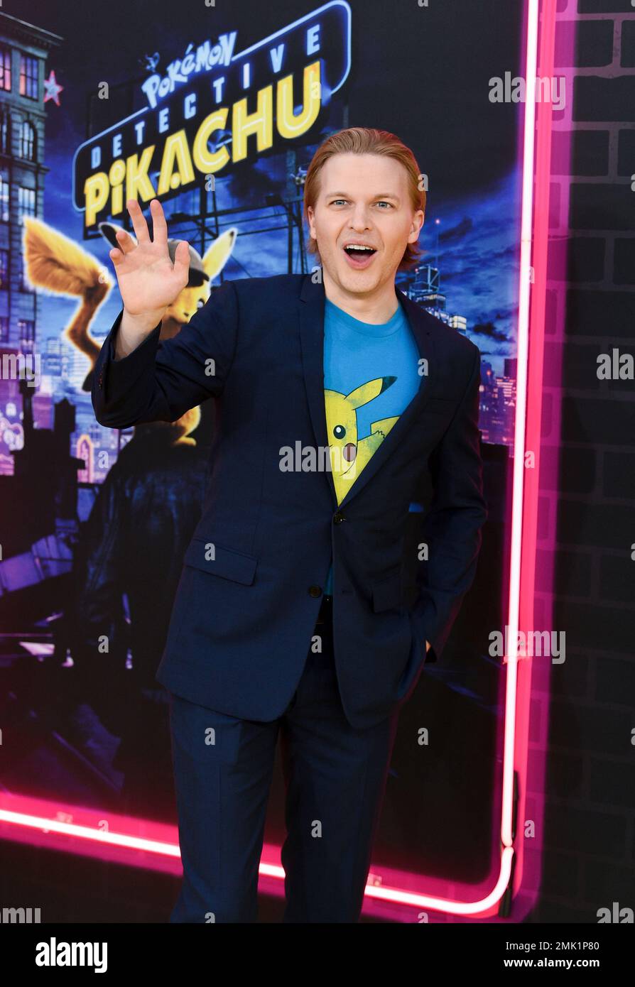 Journalist Ronan Farrow Attends The Premiere Of Pokemon Detective Pikachu At Military Island 