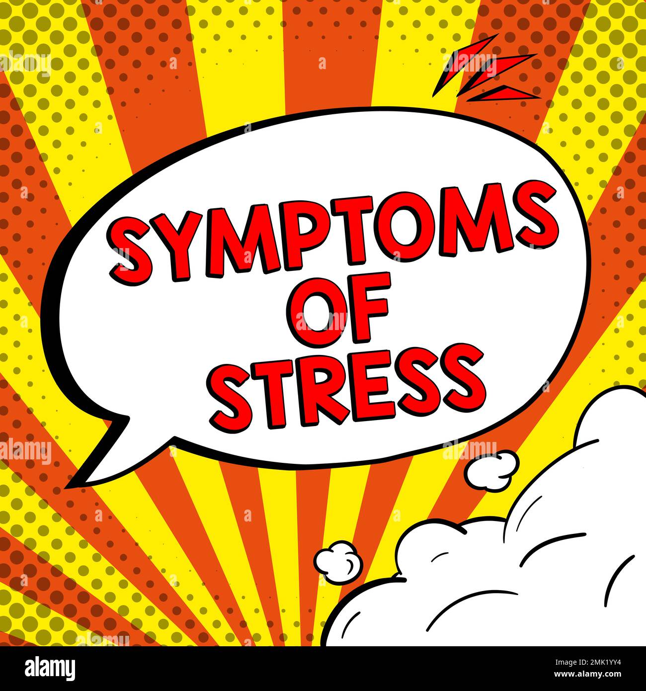 Inspiration showing sign Symptoms Of Stress. Business idea serving as ...