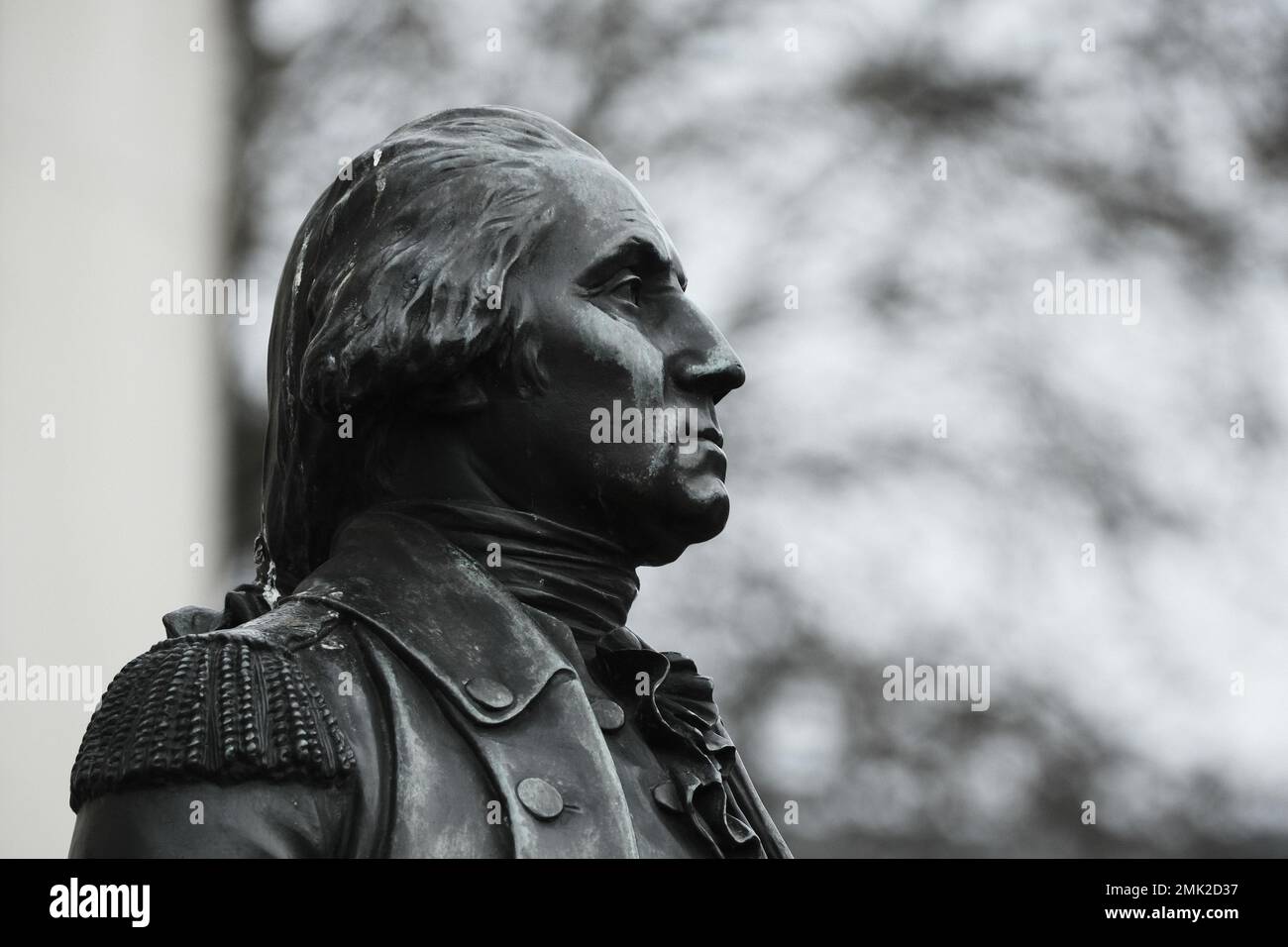 Washington Statue, London Stock Photo Alamy