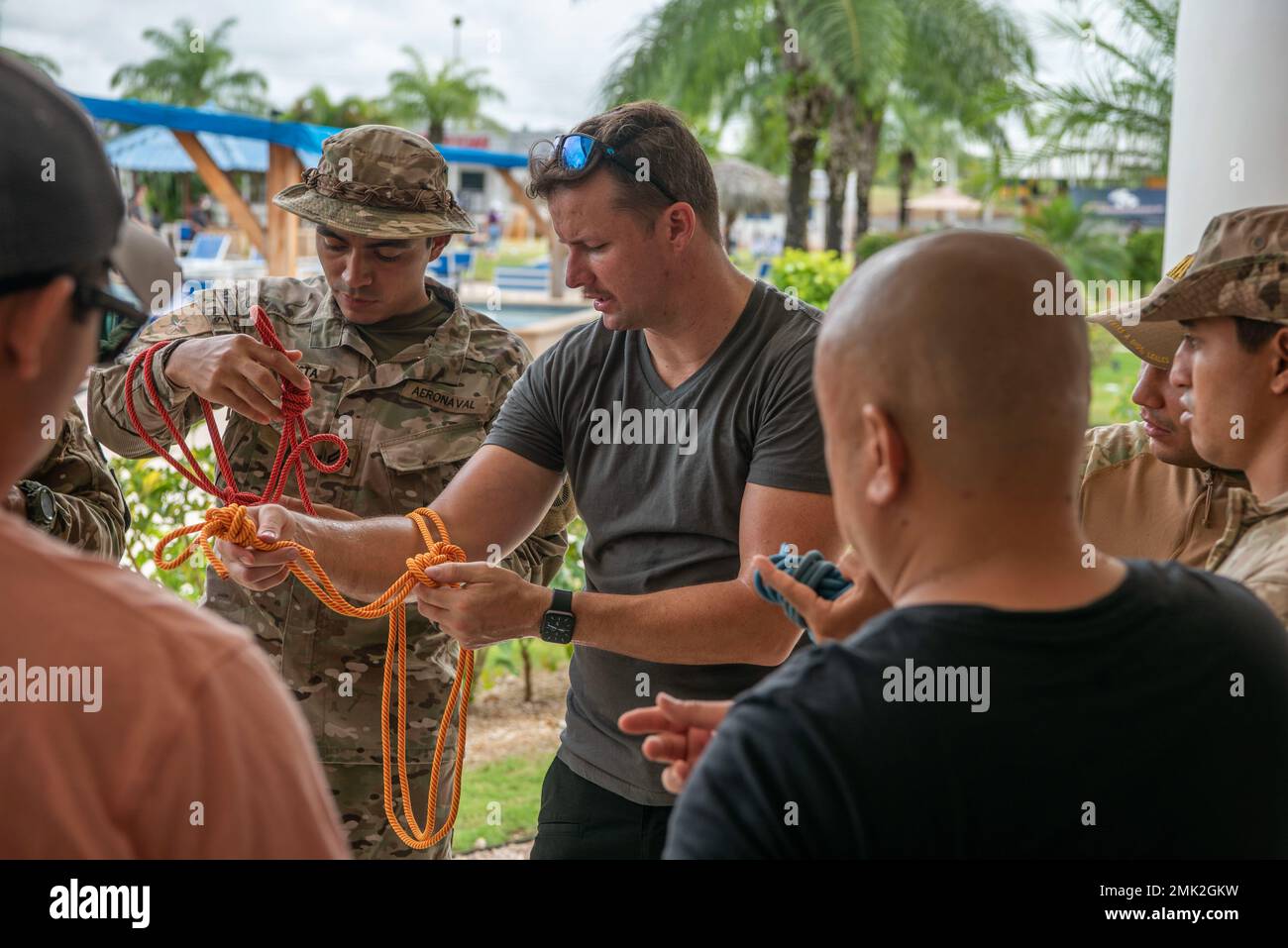 U.S. Army Sergeant First Class Kevin Anderson, a Mountaineer with the