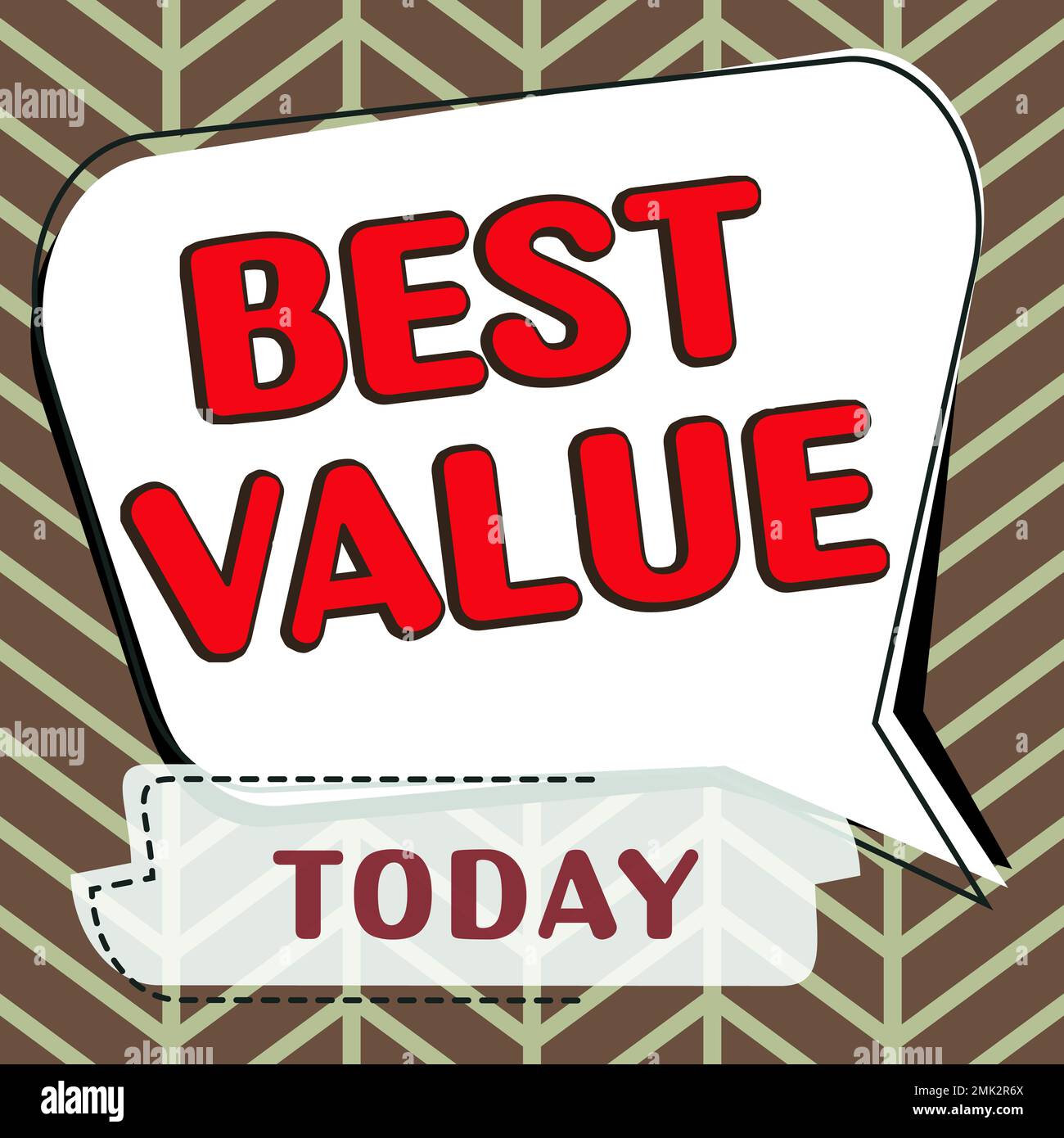 Text sign showing Best Value. Business concept most advantageous