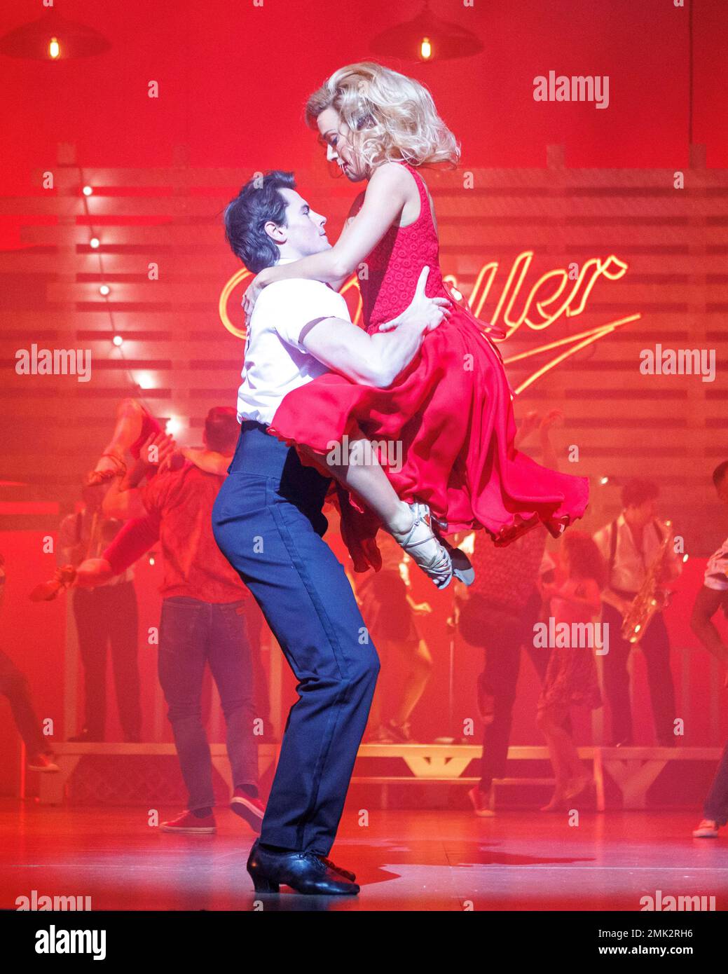 Have the time of your life in 2023, as Dirty Dancing – The Classic Story On Stage returns to the West End at Dominion Theatre until 29th April.  Pictu Stock Photo