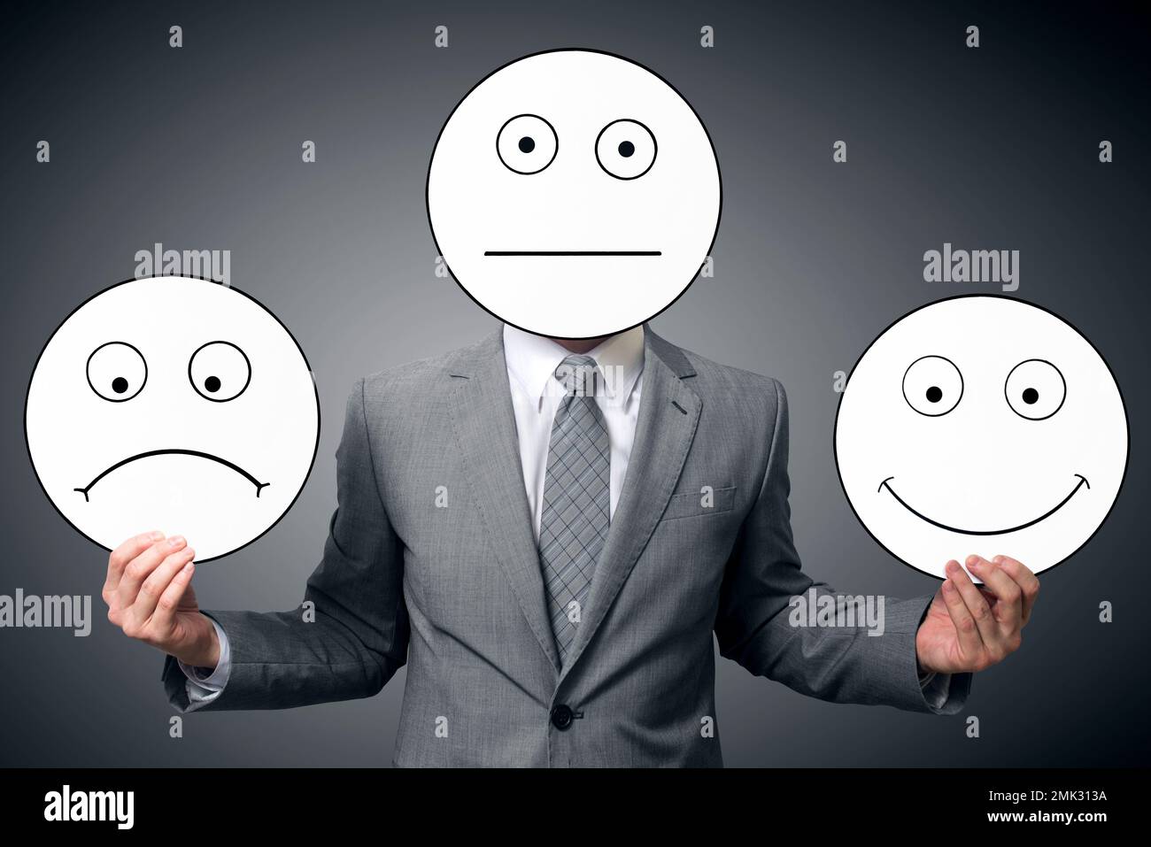 Mask happy sad face hi-res stock photography and images - Alamy