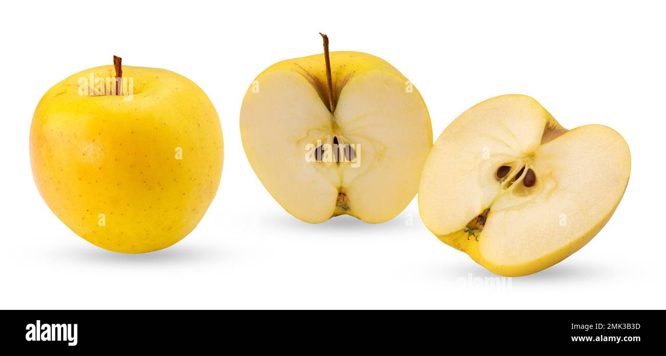 https://c8.alamy.com/comp/2MK3B3D/whole-golden-delicious-apple-with-apple-cut-in-half-isolated-on-white-with-clipping-path-included-2MK3B3D.jpg