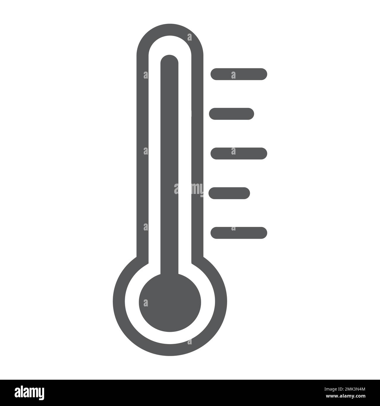 Thermometer line icon, measurement and instrument, temperature sign, vector graphics, a linear