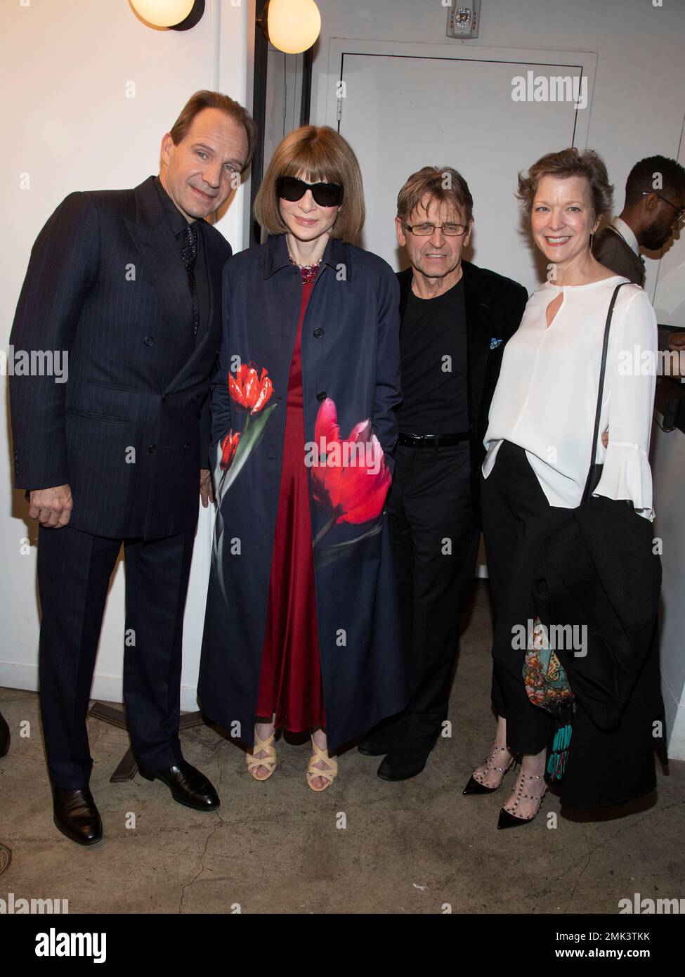 Ralph Fiennes, from left, Anna Wintour, Mikhail Baryshnikov and Lisa ...