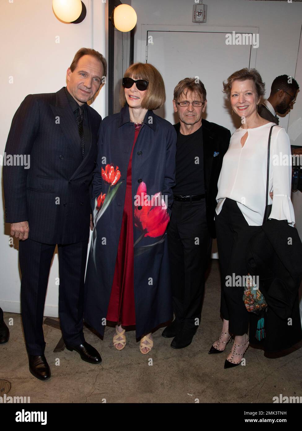 Ralph Fiennes, from left, Anna Wintour, Mikhail Baryshnikov and Lisa ...