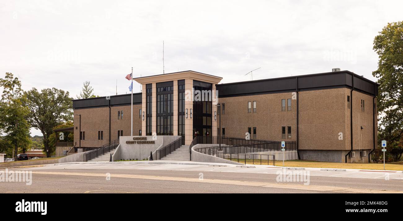 Tahlequah, Oklahoma, USA October 16, 2022 The Cherokee County