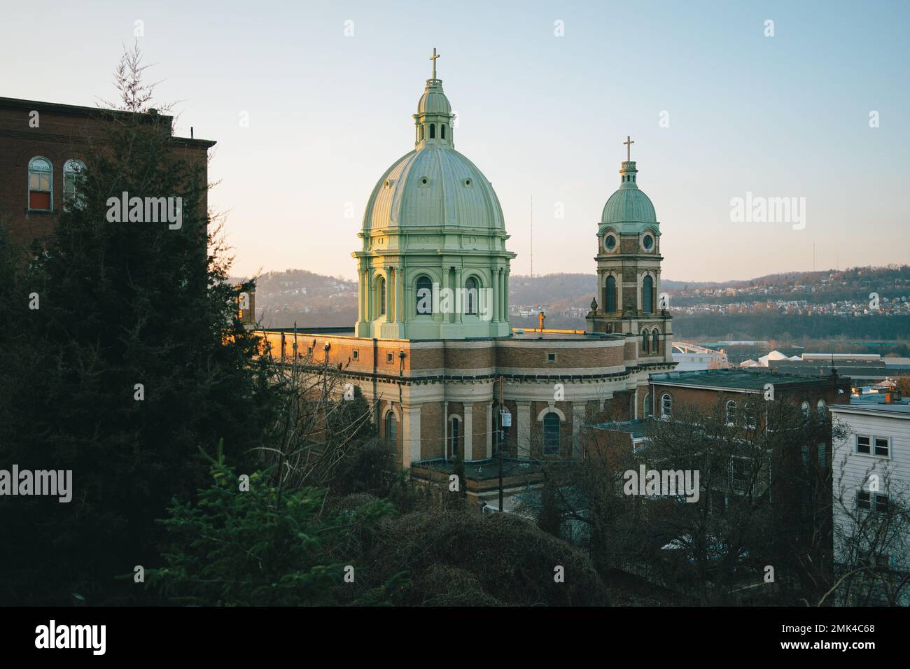 Cathedral in Polish Hill, Pittsburgh, Pennsylvania Stock Photo