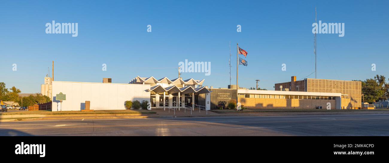 Kingfisher, Oklahoma, USA October 17, 2022 The Kingfisher County