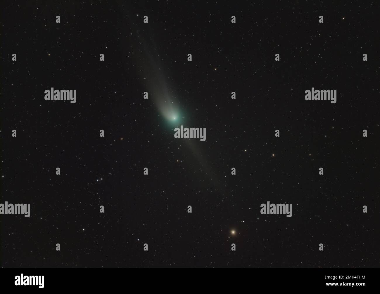 Comet C/2022 E3 ZTF Stock Photo