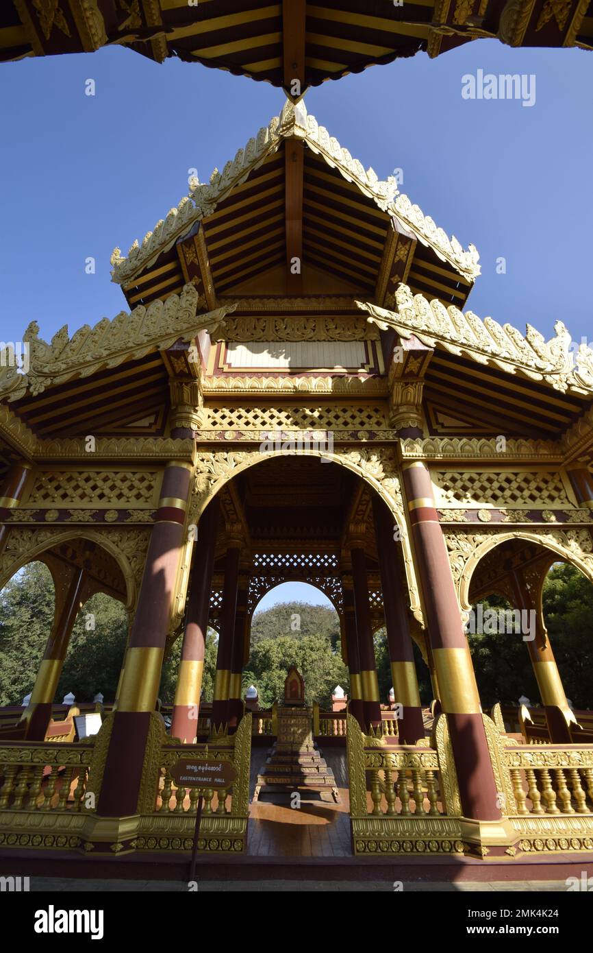 Bagan golden palace Stock Photo