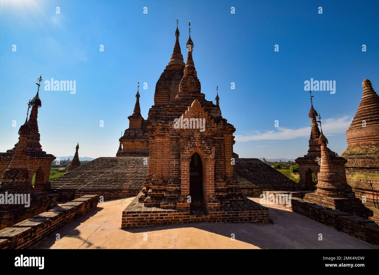 Temple at Bagan Stock Photo