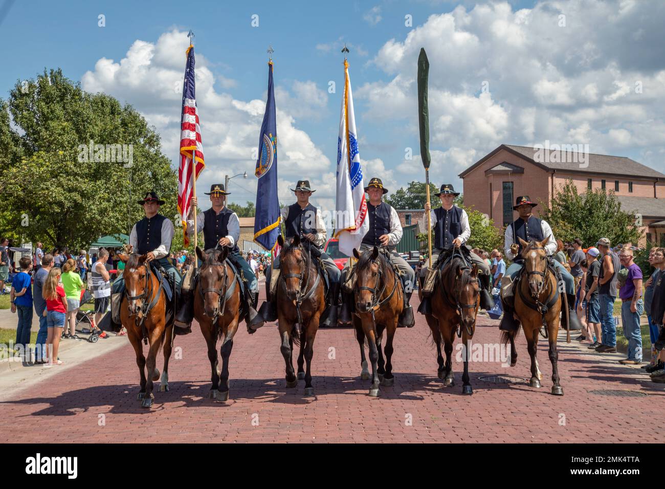 Commanding generals mounted color guard hi-res stock photography and ...