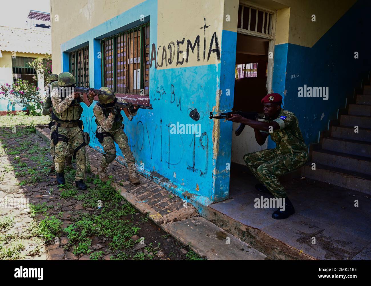 U.S. Army Rangers assigned to the 3rd Special Forces Group teach the