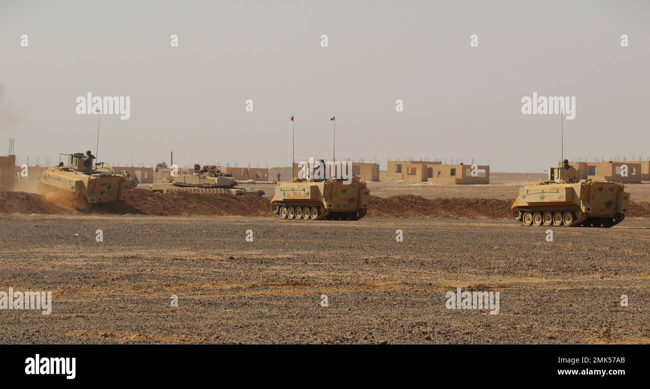 M113 Armored Personnel Carriers from the Jordanian Armed Forces and an ...