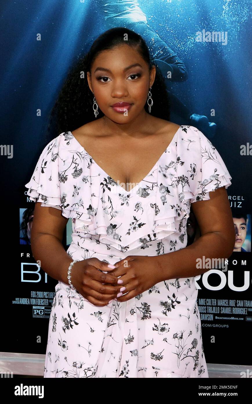 Taylor Mosby arrives at the LA Premiere of “Breakthrough” at the