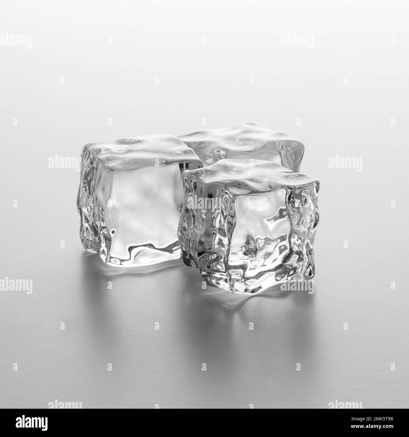 clear cubes of ice Stock Photo Alamy