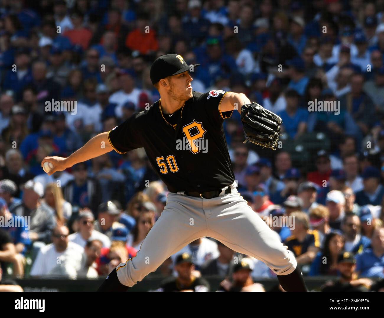Pittsburgh Pirates starting pitcher Jameson Taillon (50) throws the