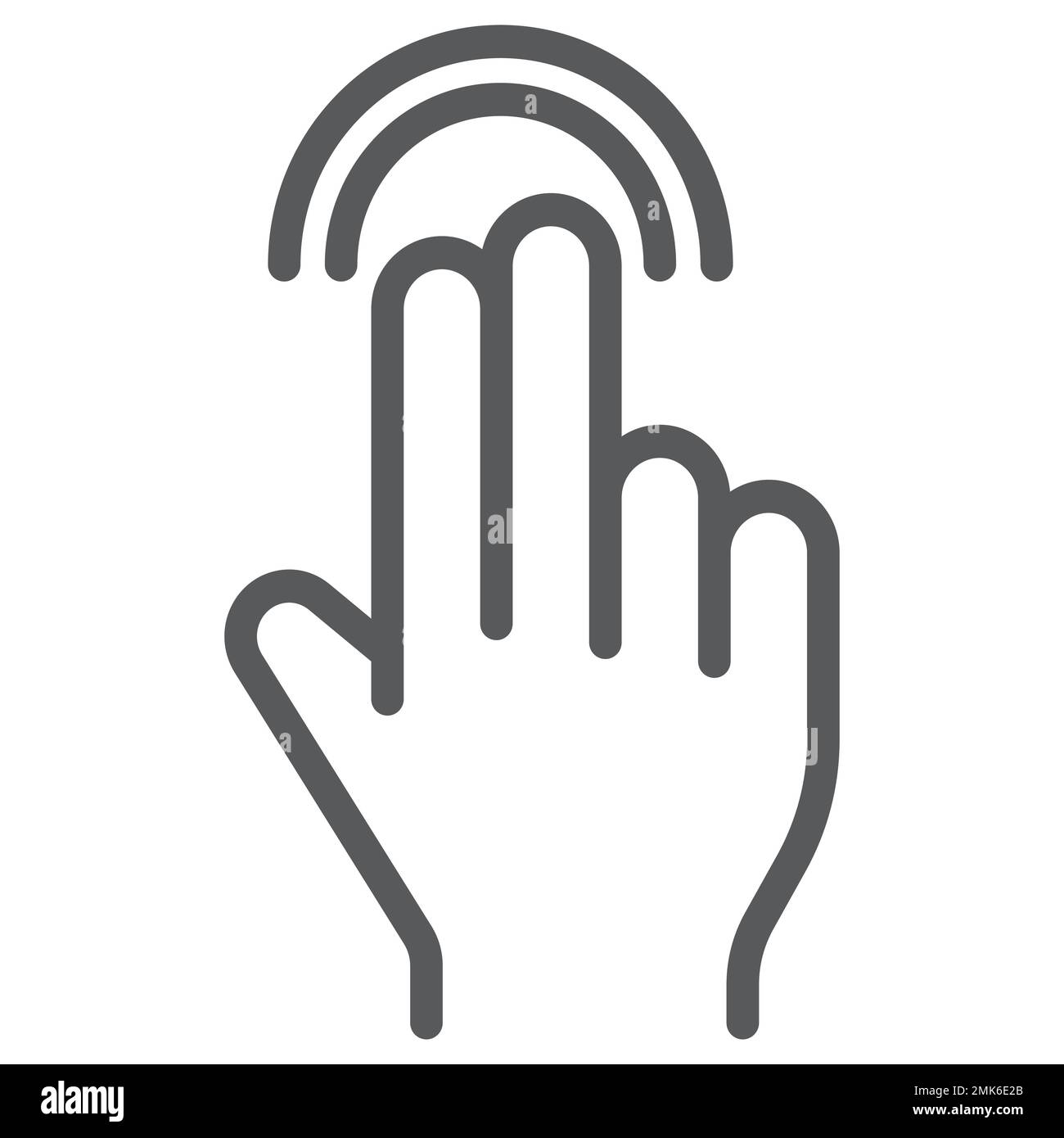 Draw on touch screen Stock Vector Images - Alamy