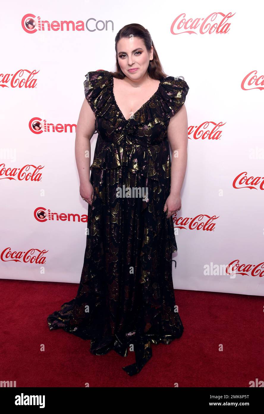 Beanie Feldstein, recipient of the CinemaCon female stars of tomorrow