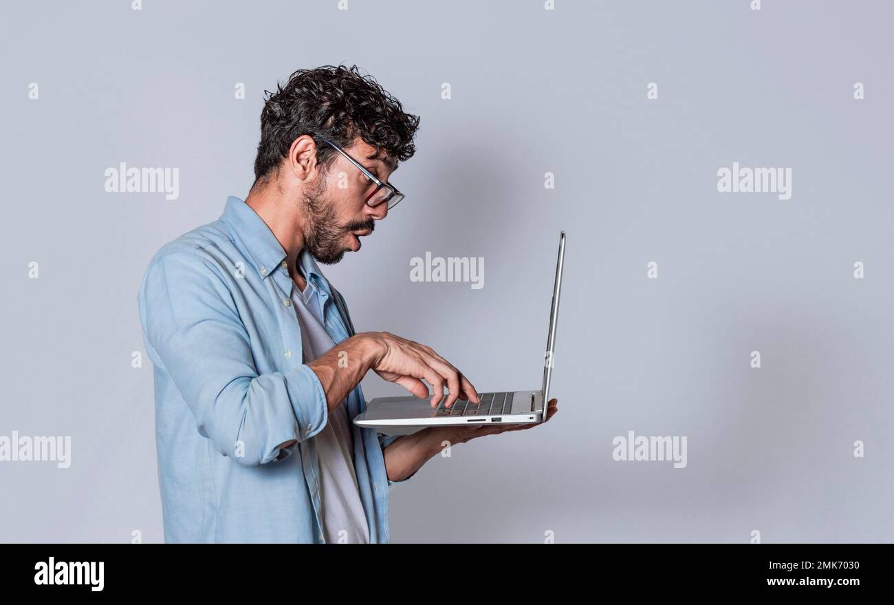 Confused Guy Computer