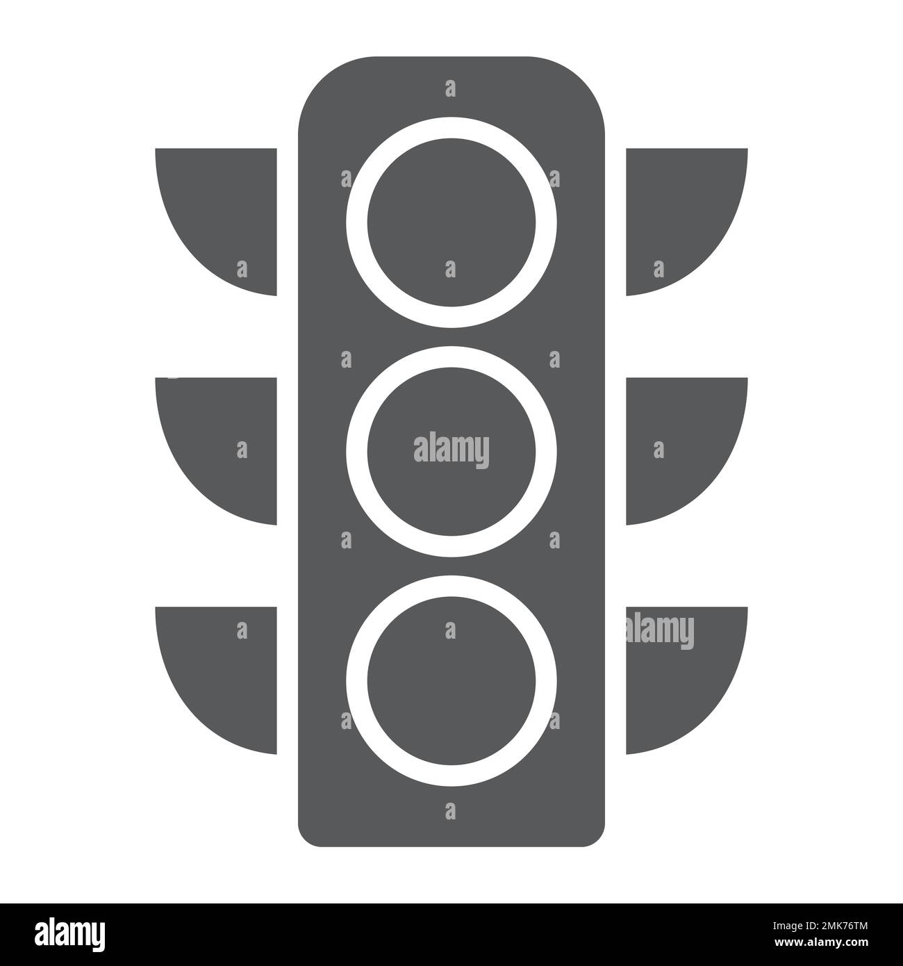 Traffic light glyph icon, regulation and traffic, stoplight sign