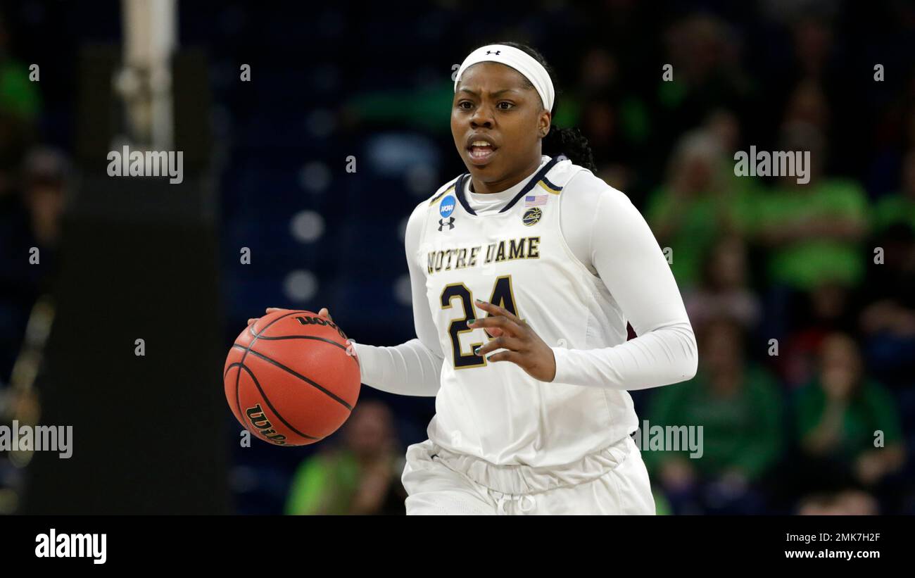 Notre Dame's Arike Ogunbowale (24) during the first half of a regional ...