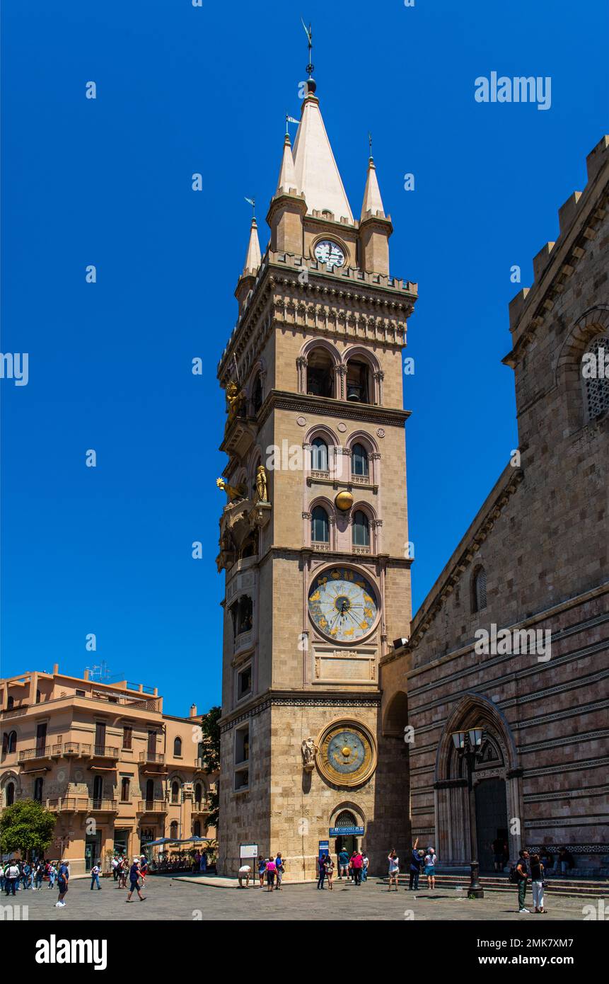 Messina Cathedral with the largest mechanical clock in the world, 12th