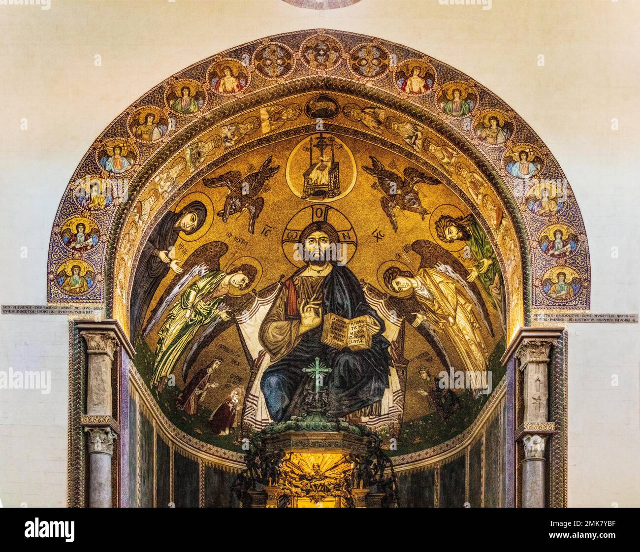 Altar room with Christ Pnatokrator, Cathedral Maria SS. Assunta, with