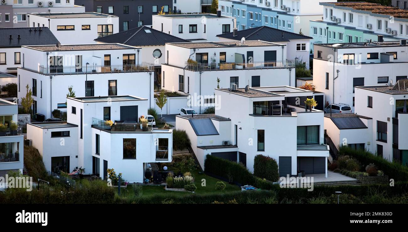 Modern residential development with lowenergy houses at Phoenix Lake