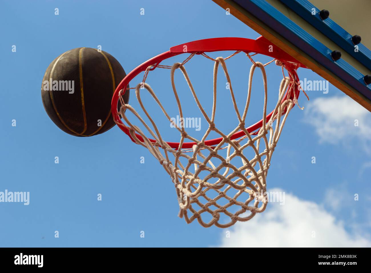 Netball Ball And Hoop