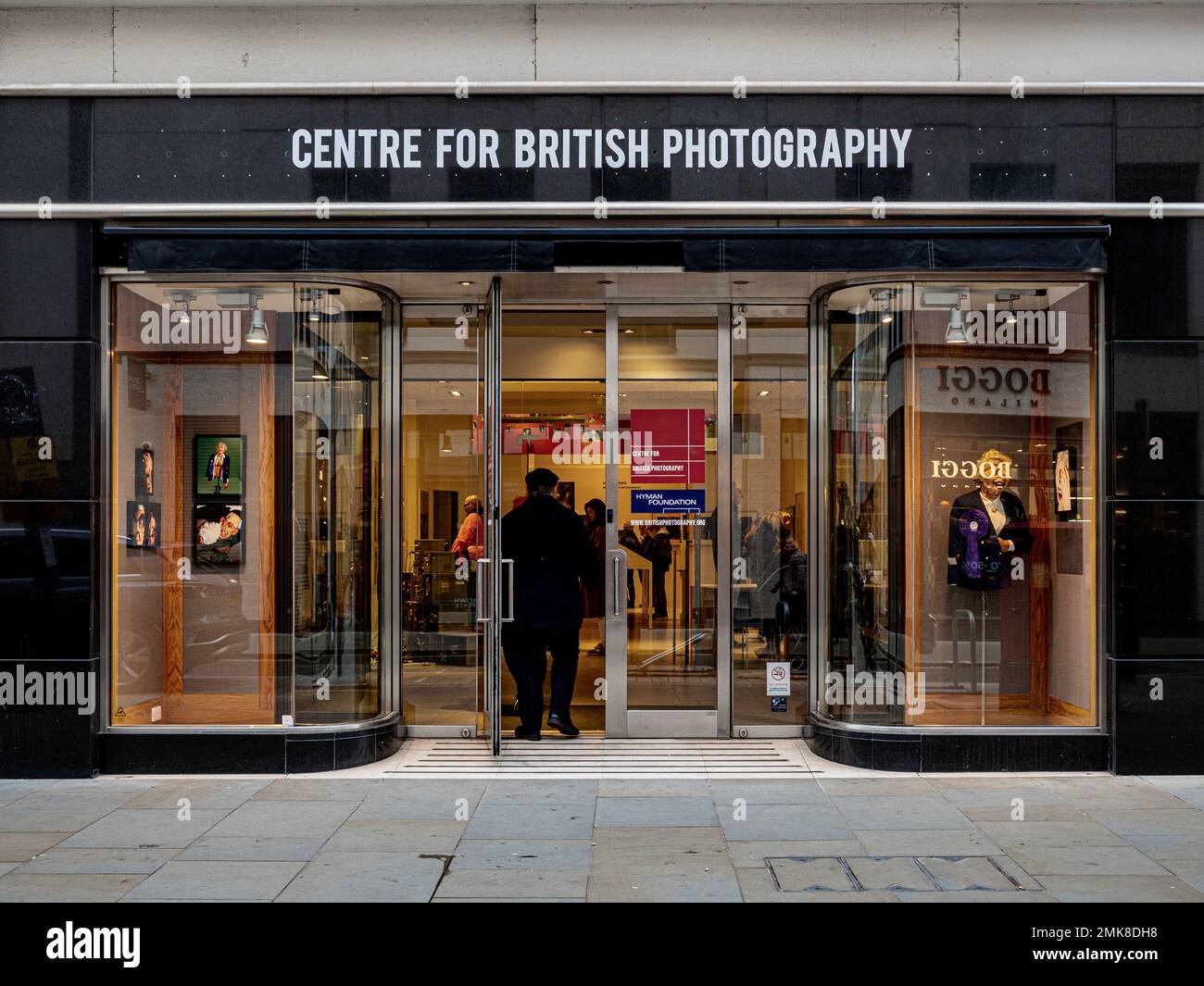 Centre for British Photography Jermyn St London - Photography Gallery opened in 2023 specialising in the display of British Photography. Stock Photo