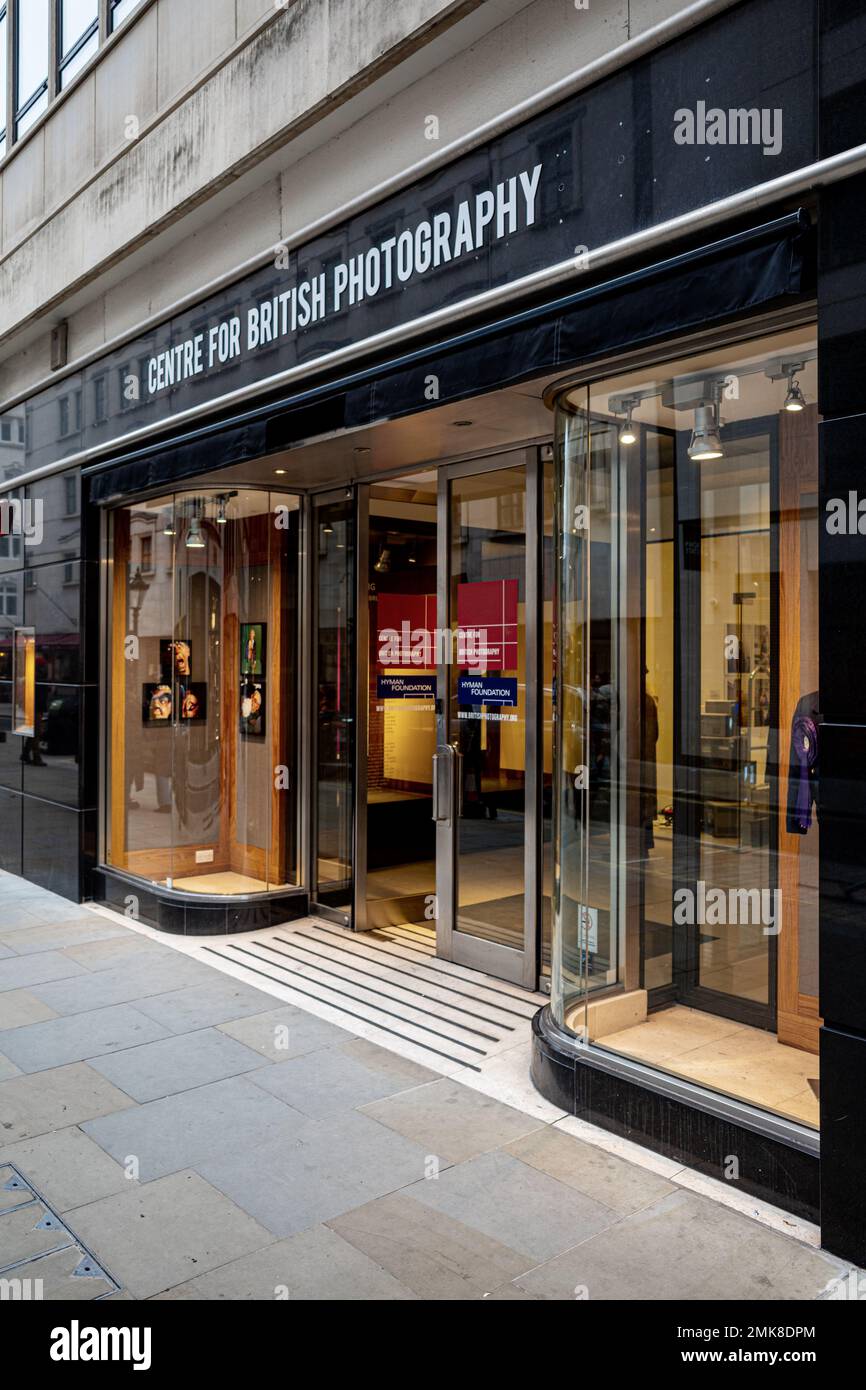 Centre for British Photography Jermyn St London - Photography Gallery opened in 2023 specialising in the display of British Photography. Stock Photo