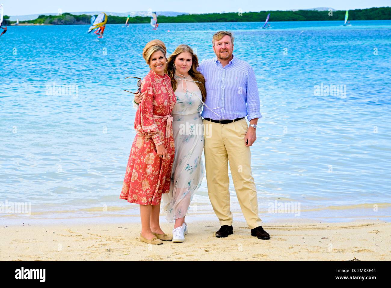 King Willem-Alexander and Queen Maxima of the Netherlands with Princess ...