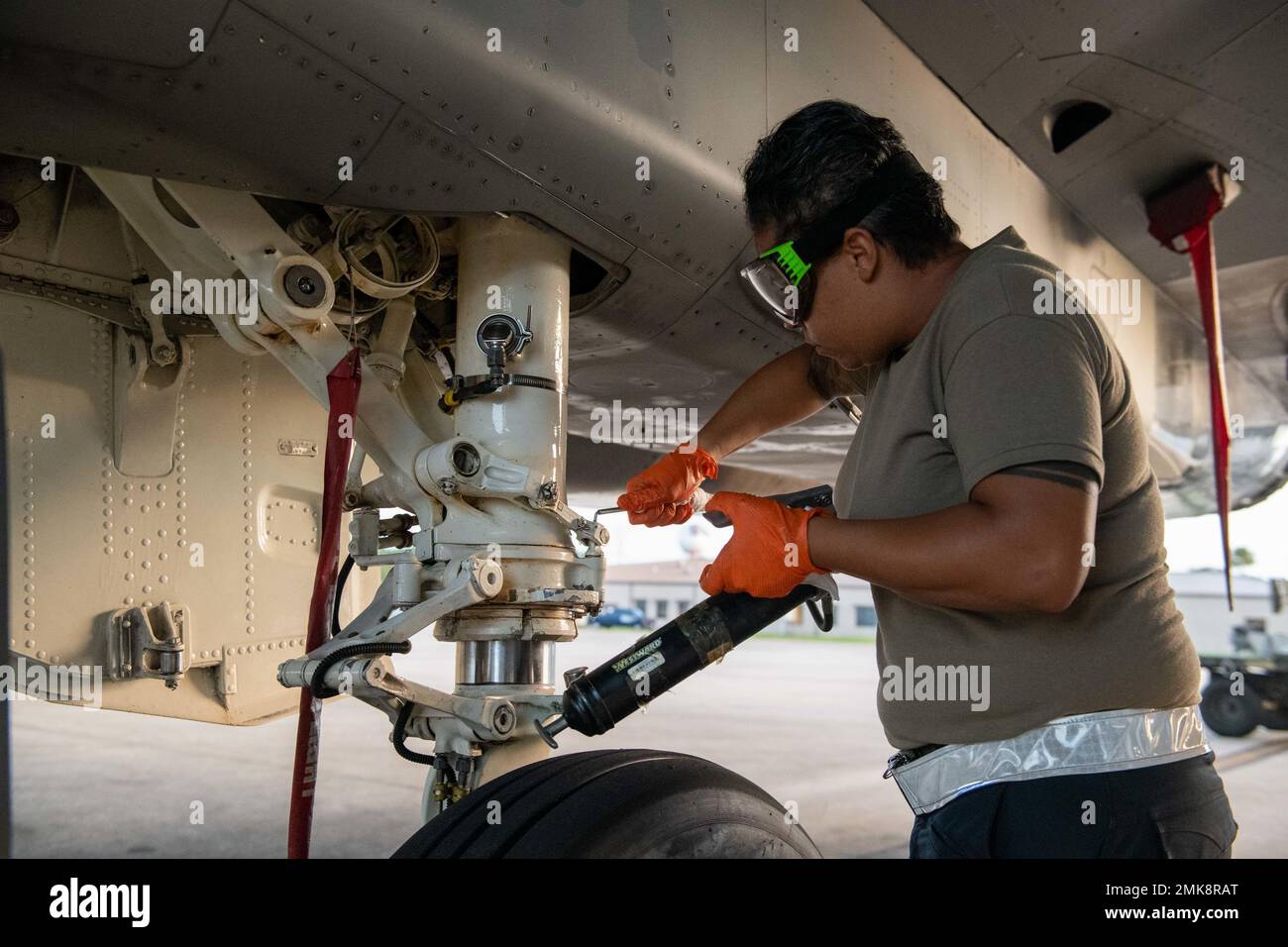 U.S. Air Force Staff Sgt. Trisha Hughes, a 125th Maintenance Squadron