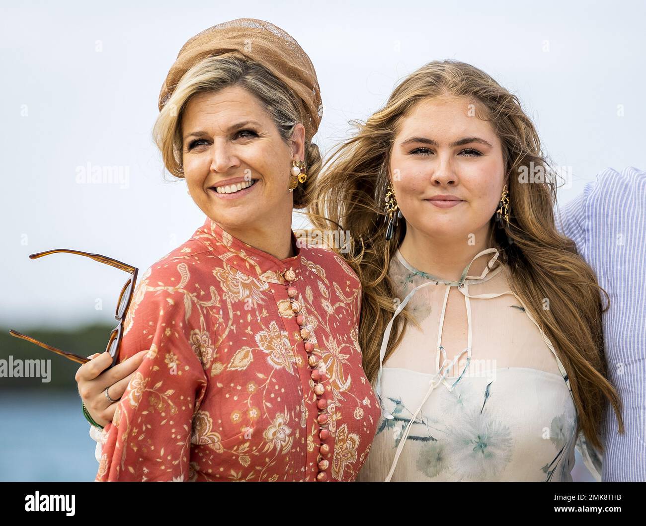 BONAIRE - Queen Maxima and Princess Amalia during the first day of ...