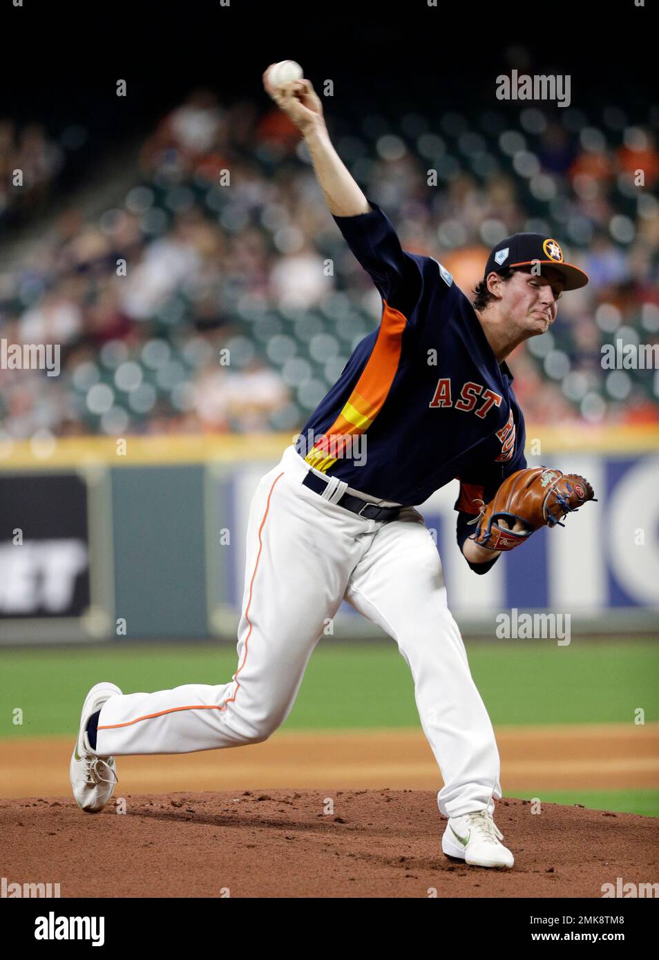 This is a 2020 photo of Forrest Whitley of the Houston Astros baseball  team. This image reflects the Astros active roster as of Tuesday, Feb. 18,  2020, when this image was taken. (