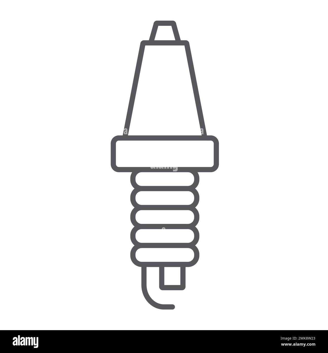 Spark plug vector image Stock Vector Images - Alamy