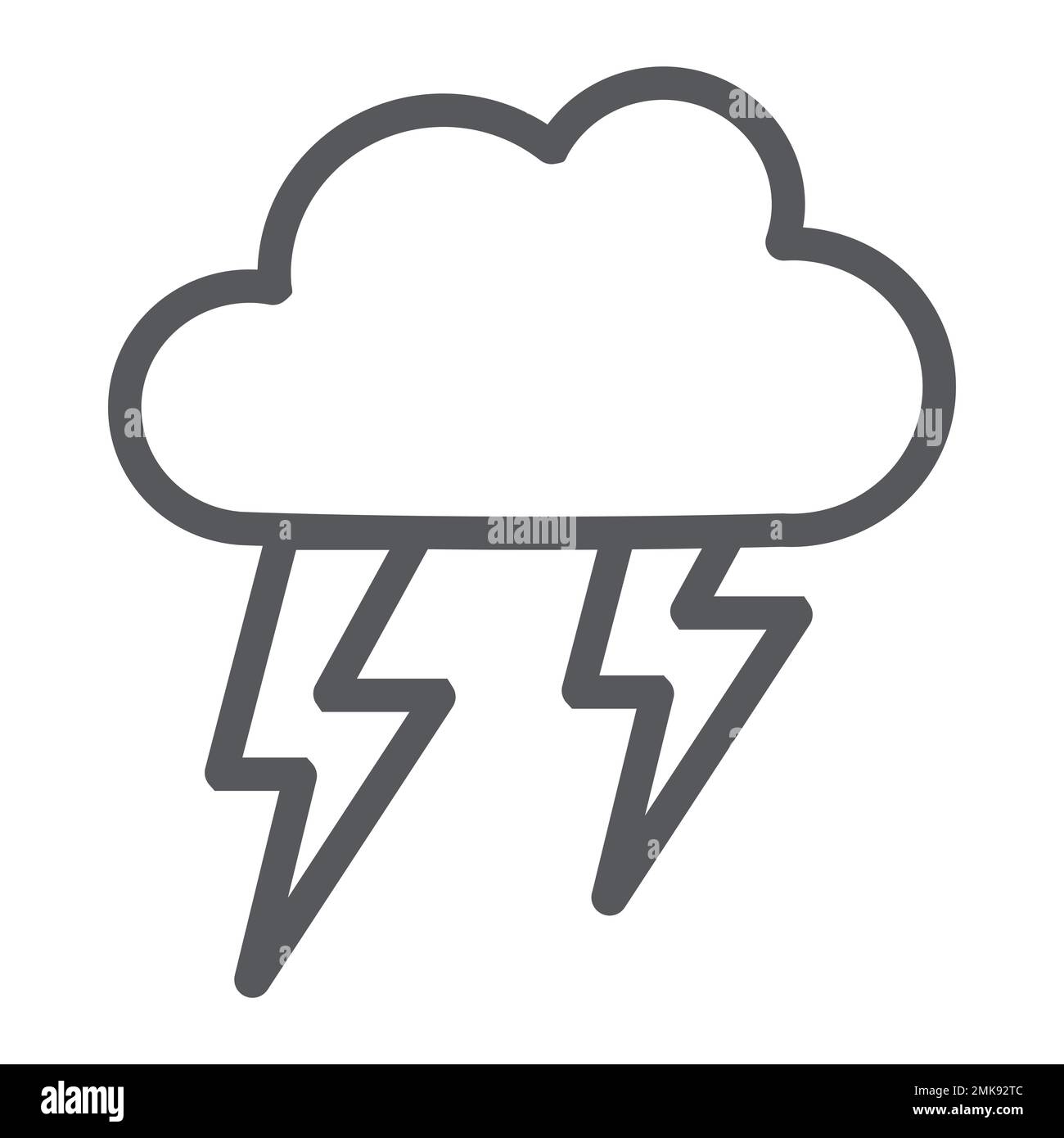 Rain lightning eps 10 Stock Vector Images - Alamy