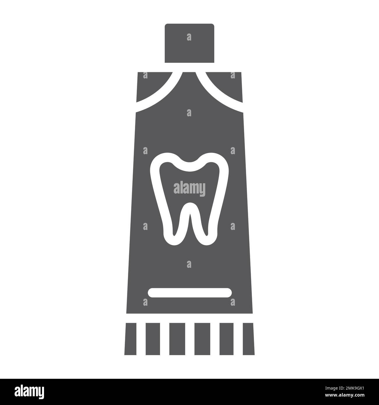 Single white tooth black Stock Vector Images - Alamy