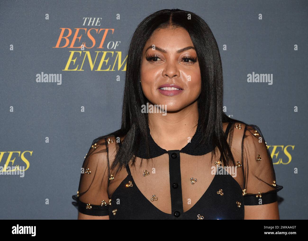 Actress Taraji P Henson Pose Together During The The Best Of Enemies Actress taraji p henson pose together during the the best of enemies